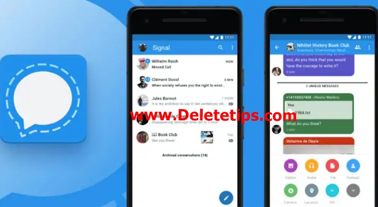 How to Delete Signal Account - Deactivate Signal Account.